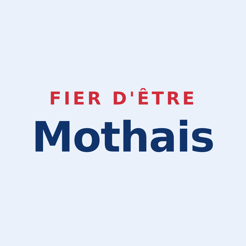 Sticker « Fier d'être Mothais » — design pour Les Achards