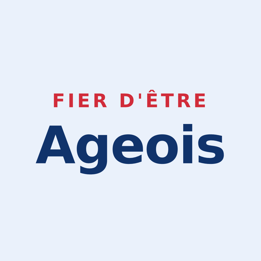 Sticker « Fier d'être Ageois » — design pour Les Ageux