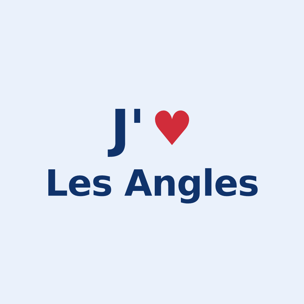 Sticker personnalisé Les Angles — design J'aime Les Angles