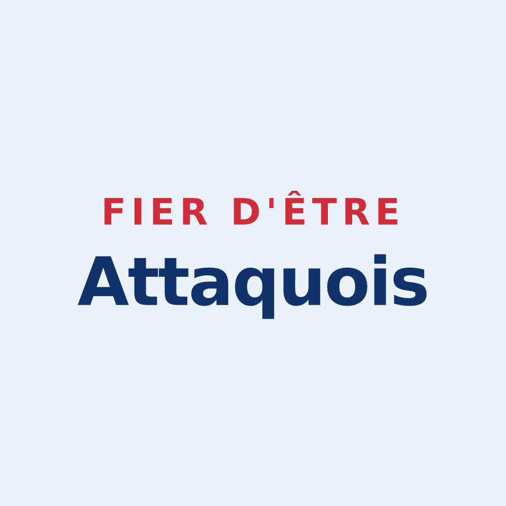 Sticker « Fier d'être Attaquois » — design pour Les Attaques