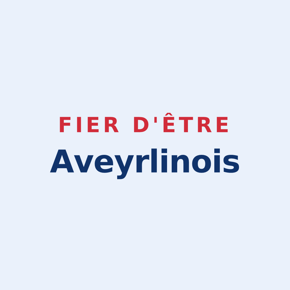 Sticker « Fier d'être Aveyrlinois » — design pour Les Avenières Veyrins-Thuellin