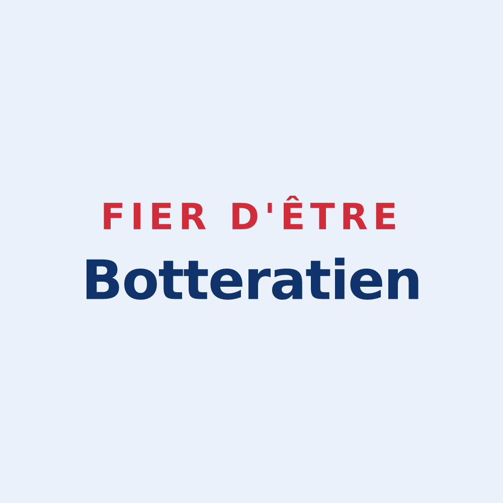 Sticker « Fier d'être Botteratien » — design pour Les Bottereaux