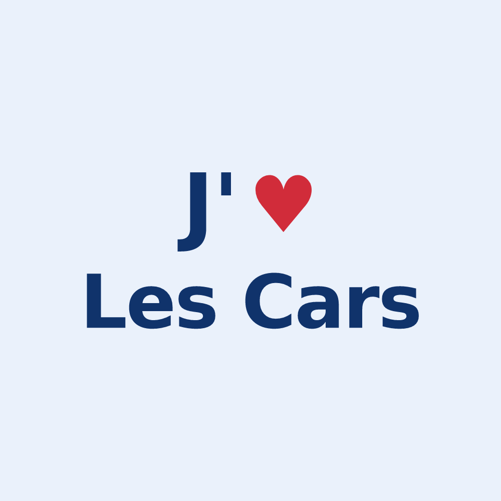 Sticker personnalisé Les Cars — design J'aime Les Cars