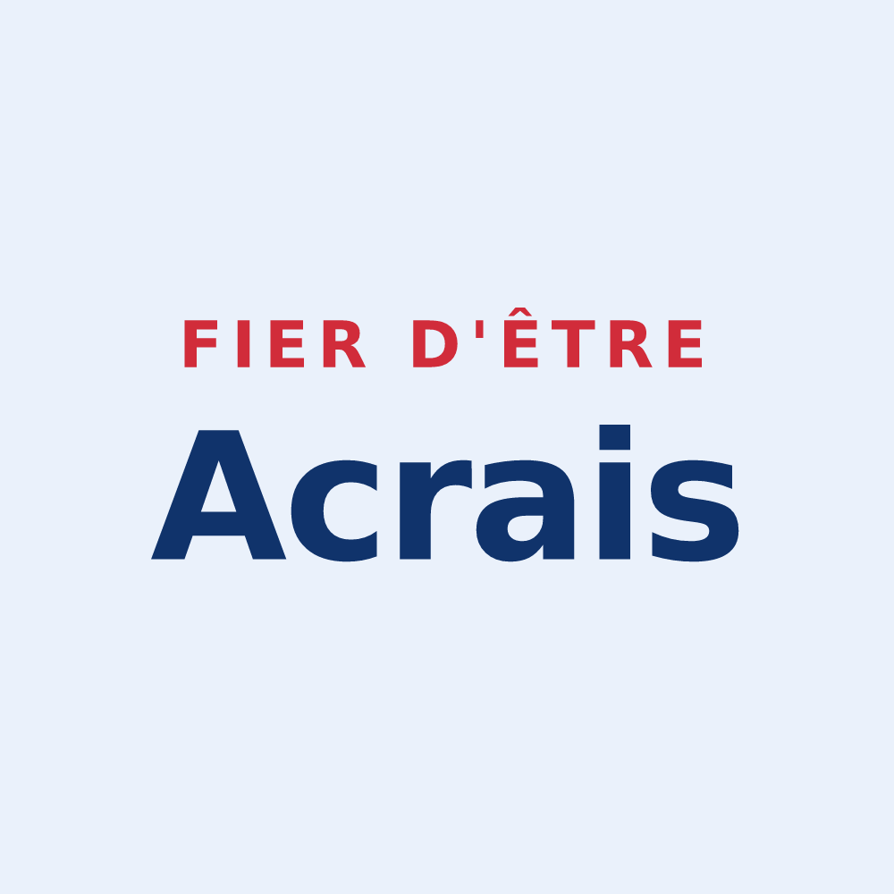 Sticker « Fier d'être Acrais » — design pour Les Cent-Acres