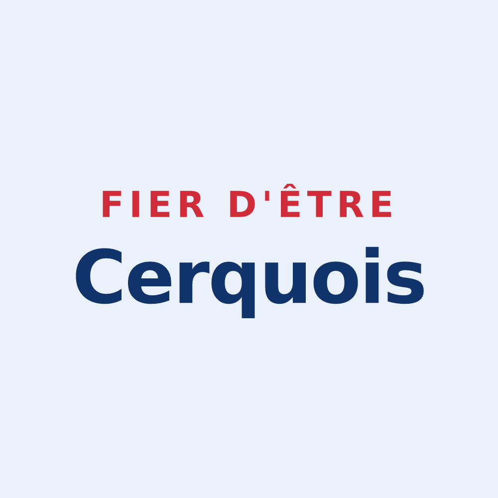 Sticker « Fier d'être Cerquois » — design pour Les Cerqueux