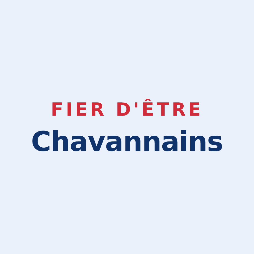 Sticker « Fier d'être Chavannains » — design pour Les Chavannes-en-Maurienne