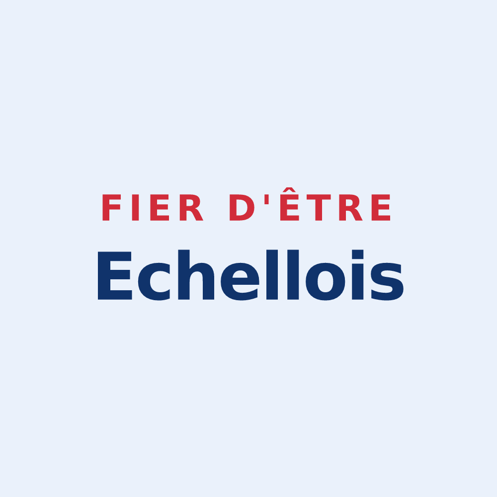 Sticker « Fier d'être Echellois » — design pour Les Échelles