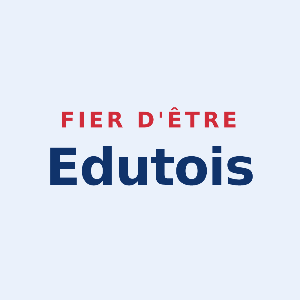 Sticker « Fier d'être Edutois » — design pour Les Éduts