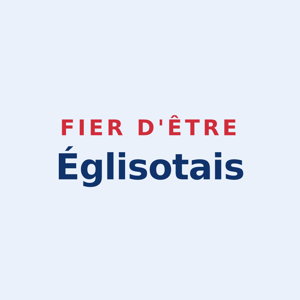 Sticker « Fier d'être Églisotais » — design pour Les Églisottes-et-Chalaures