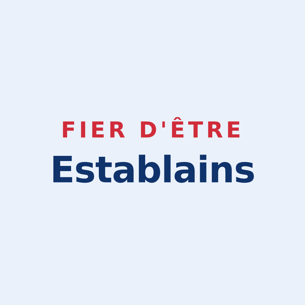 Sticker « Fier d'être Establains » — design pour Les Estables