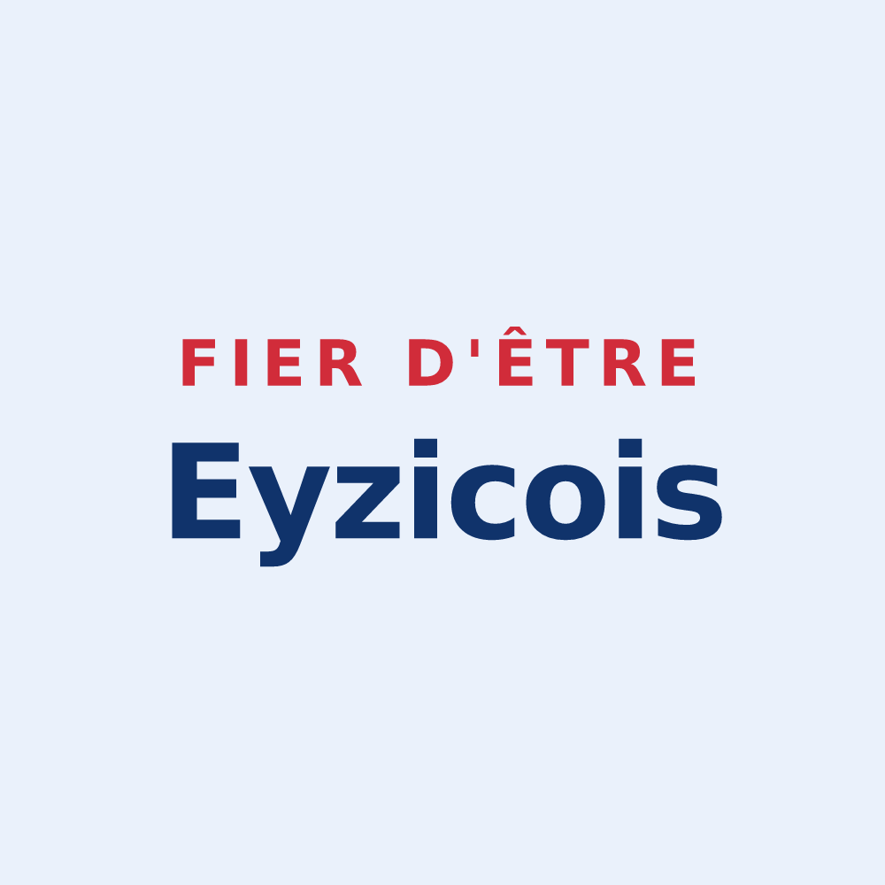 Sticker « Fier d'être Eyzicois » — design pour Les Eyzies
