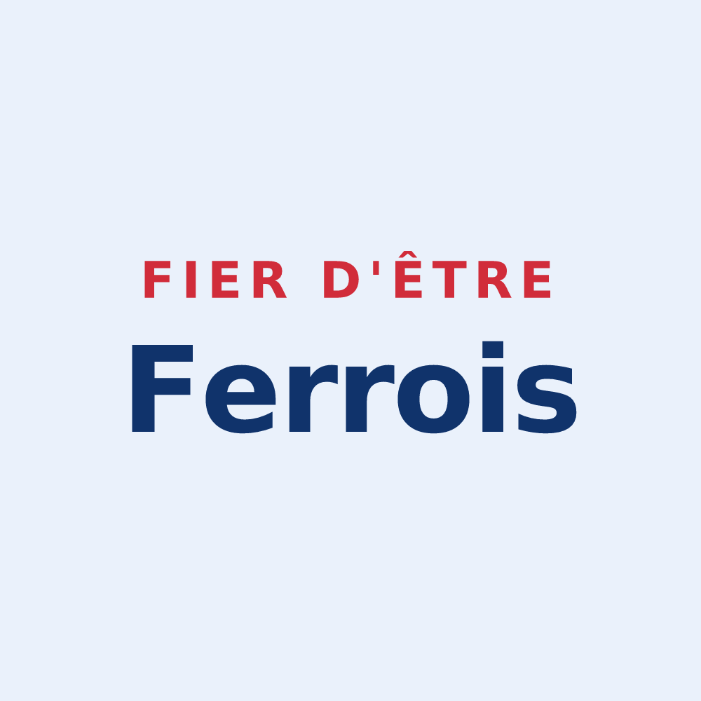 Sticker « Fier d'être Ferrois » — design pour Les Ferres