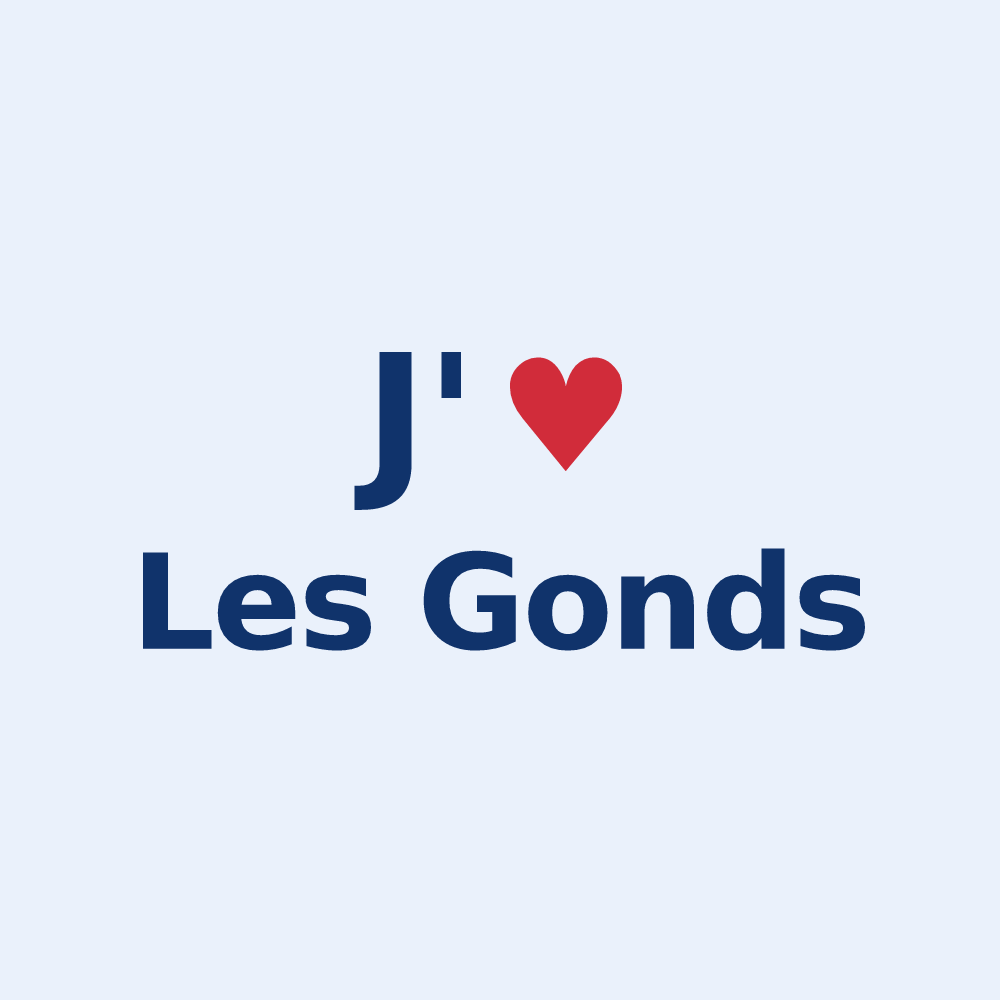 Sticker personnalisé Les Gonds — design J'aime Les Gonds