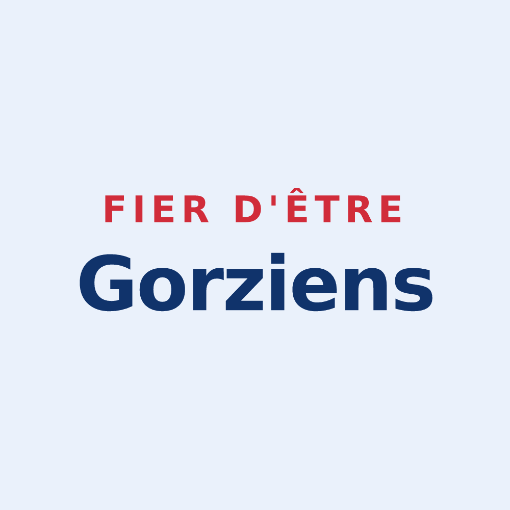 Sticker « Fier d'être Gorziens » — design pour Les Gours