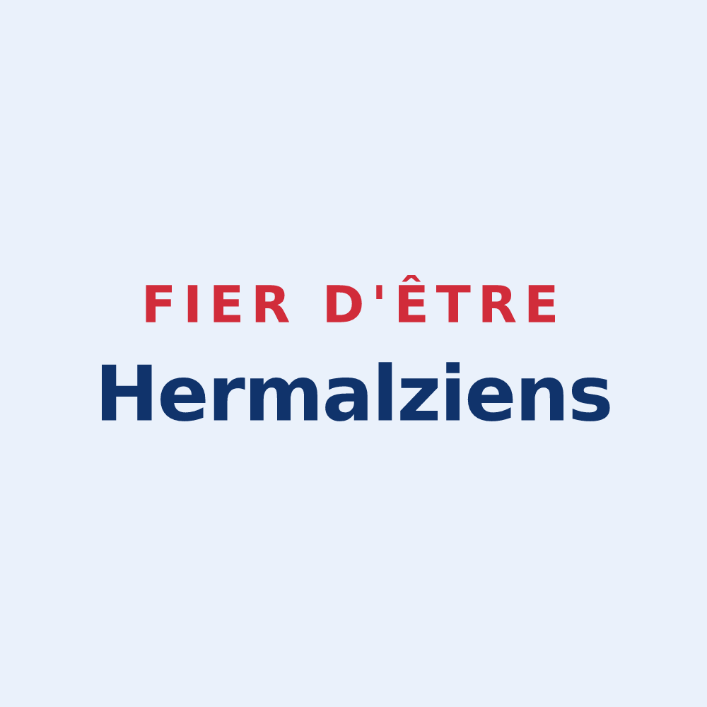 Sticker « Fier d'être Hermalziens » — design pour Les Hermaux