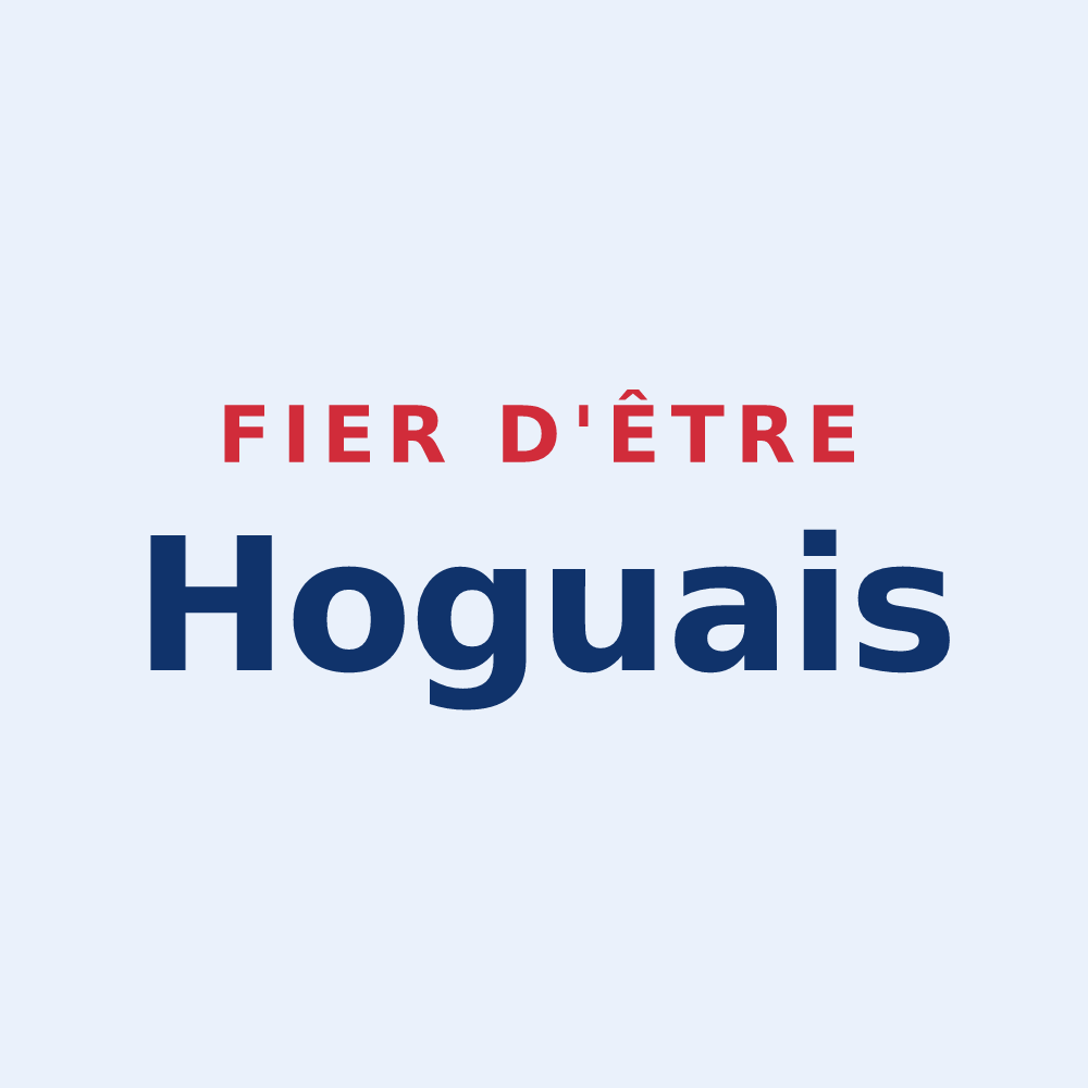 Sticker « Fier d'être Hoguais » — design pour Les Hogues