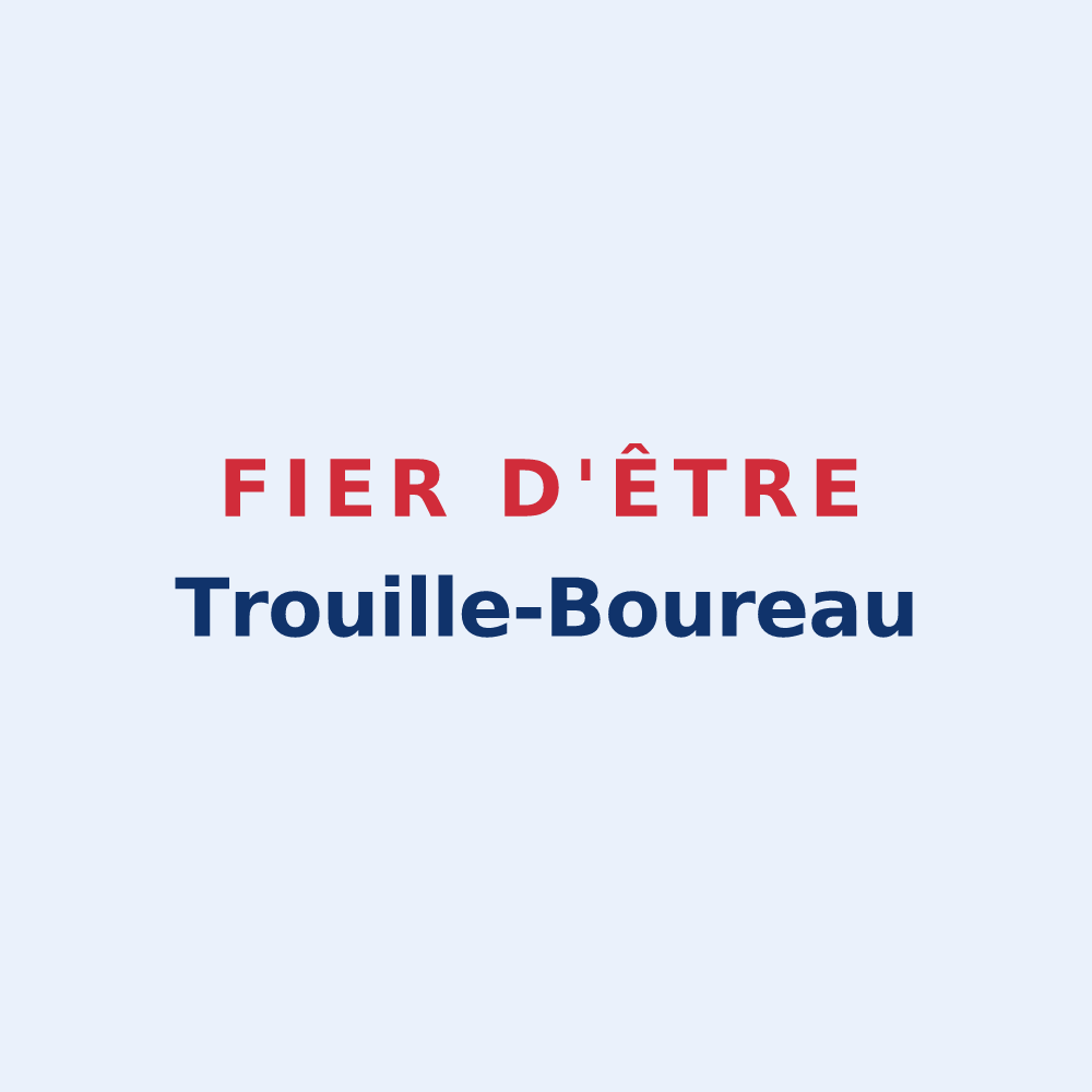 Sticker « Fier d'être Trouille-Boureau » — design pour Les Hôpitaux-Vieux