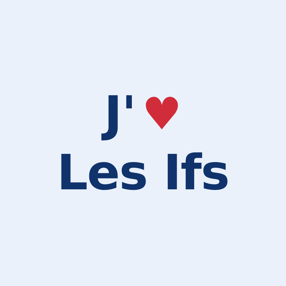 Sticker personnalisé Les Ifs — design J'aime Les Ifs