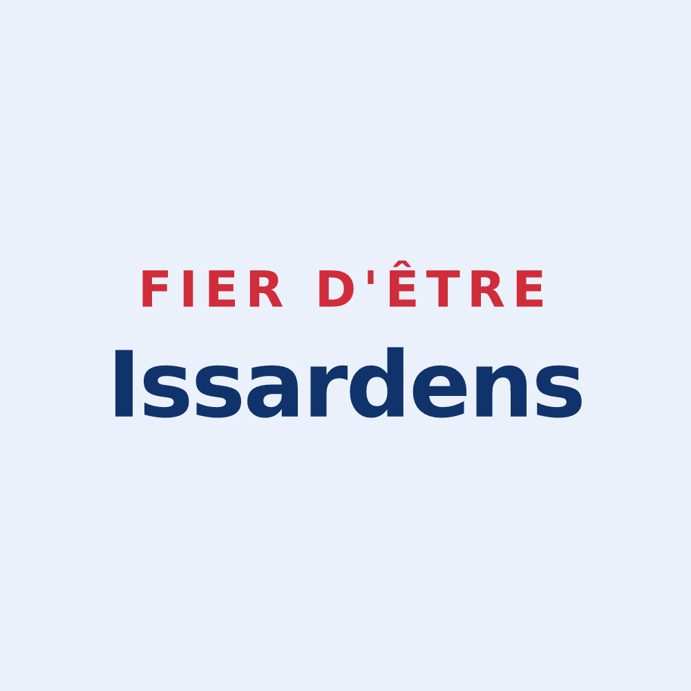 Sticker « Fier d'être Issardens » — design pour Les Issards