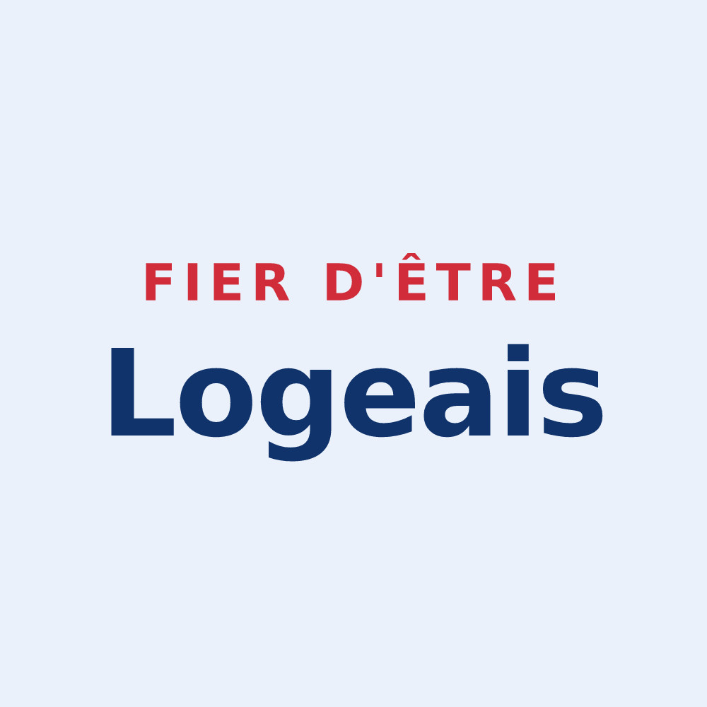 Sticker « Fier d'être Logeais » — design pour Les Loges