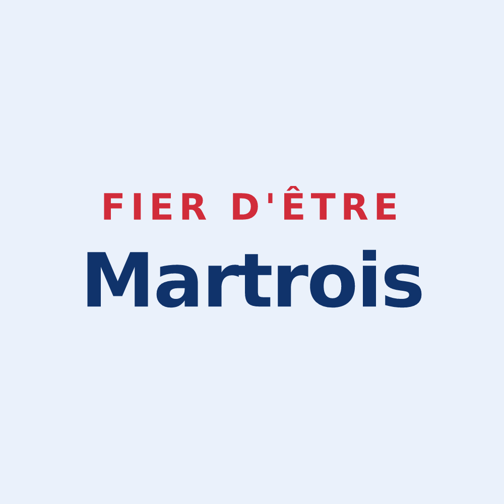 Sticker « Fier d'être Martrois » — design pour Les Martres-de-Veyre