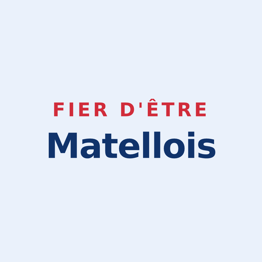 Sticker « Fier d'être Matellois » — design pour Les Matelles