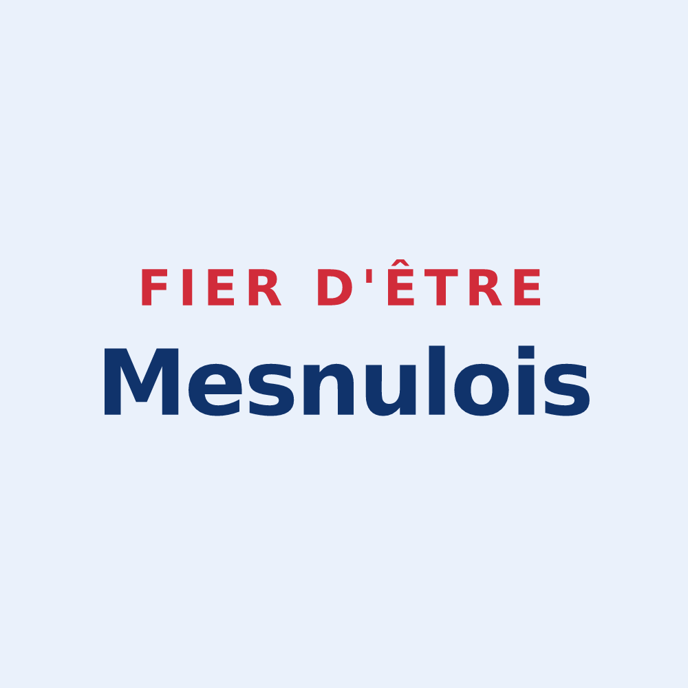 Sticker « Fier d'être Mesnulois » — design pour Les Mesnuls