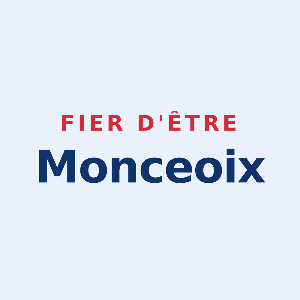 Sticker « Fier d'être Monceoix » — design pour Les Monceaux