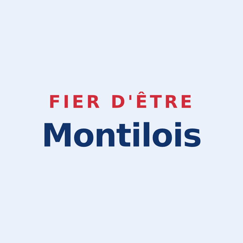 Sticker « Fier d'être Montilois » — design pour Les Montils
