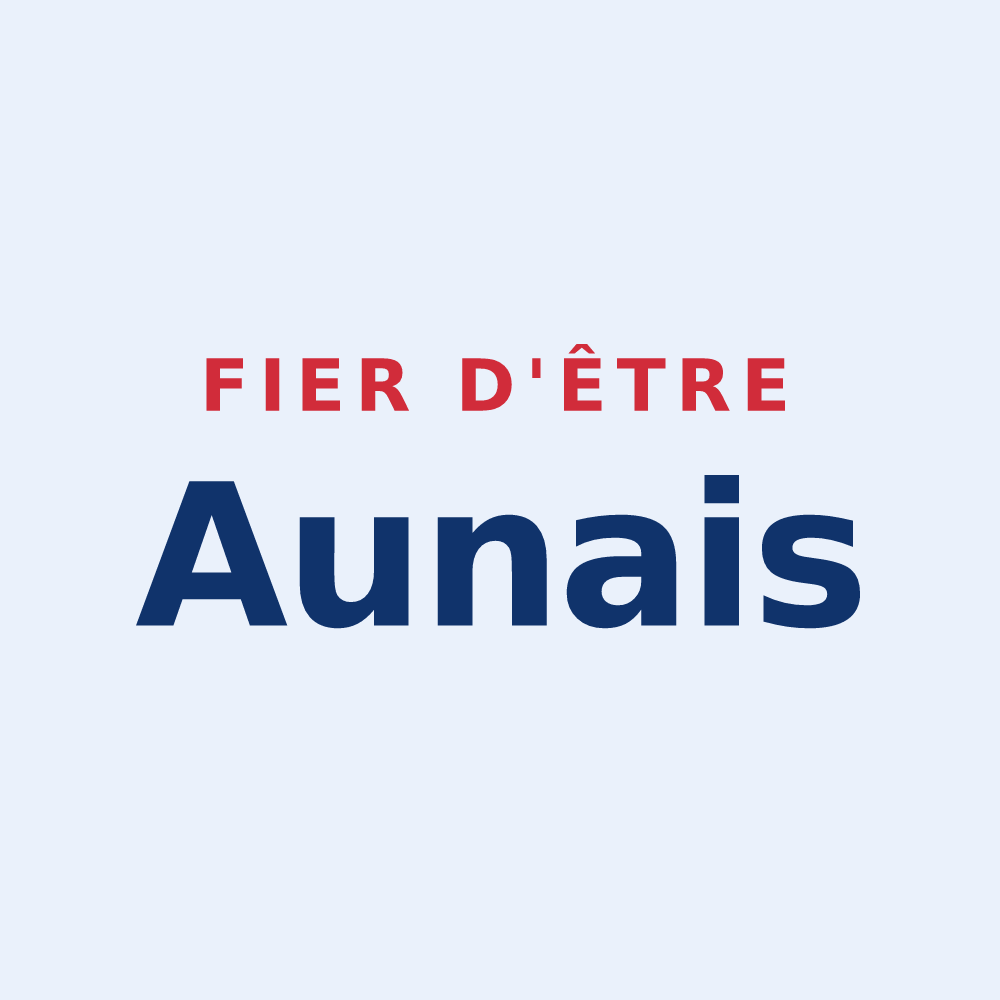 Sticker « Fier d'être Aunais » — design pour Les Monts d'Aunay