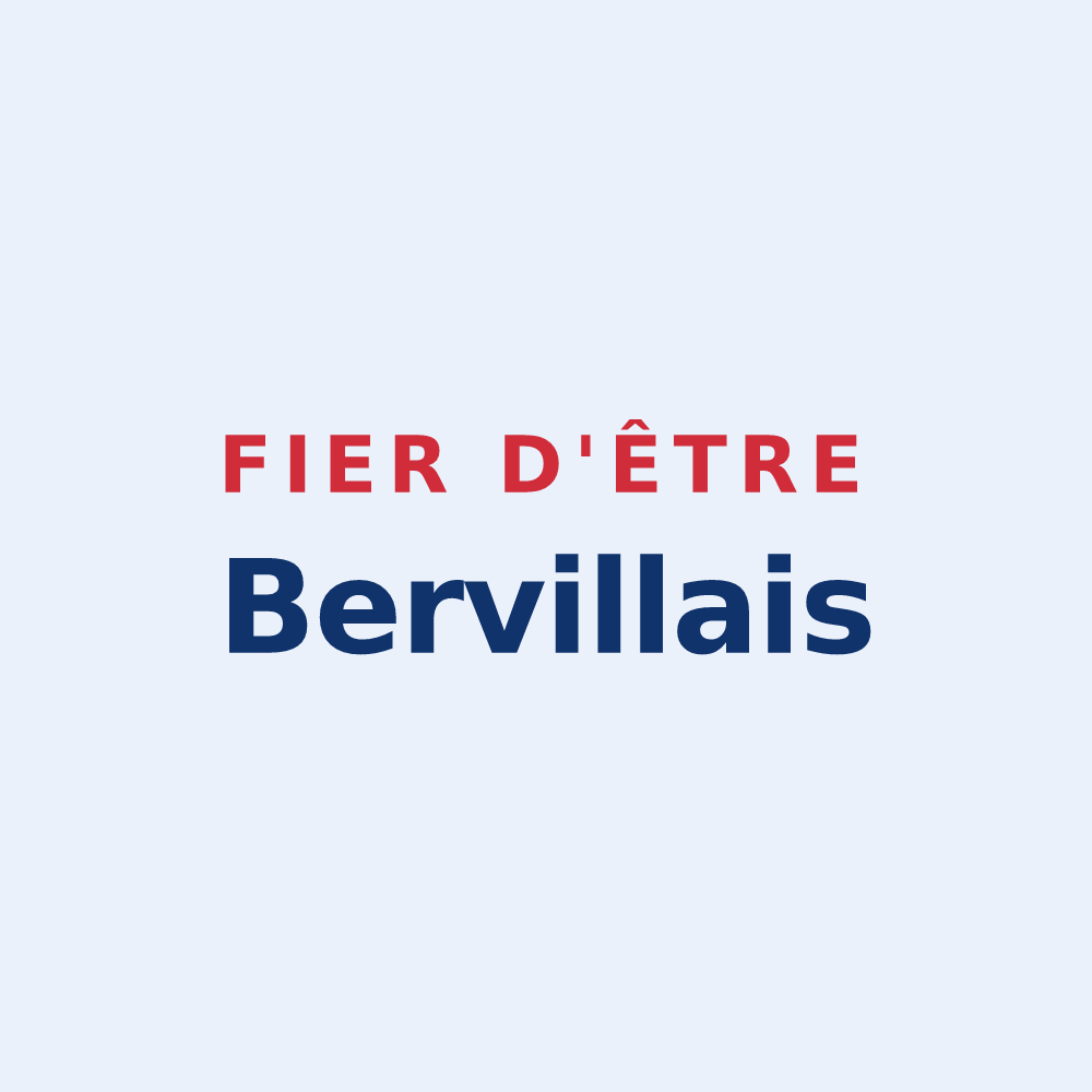 Sticker « Fier d'être Bervillais » — design pour Les Monts du Roumois