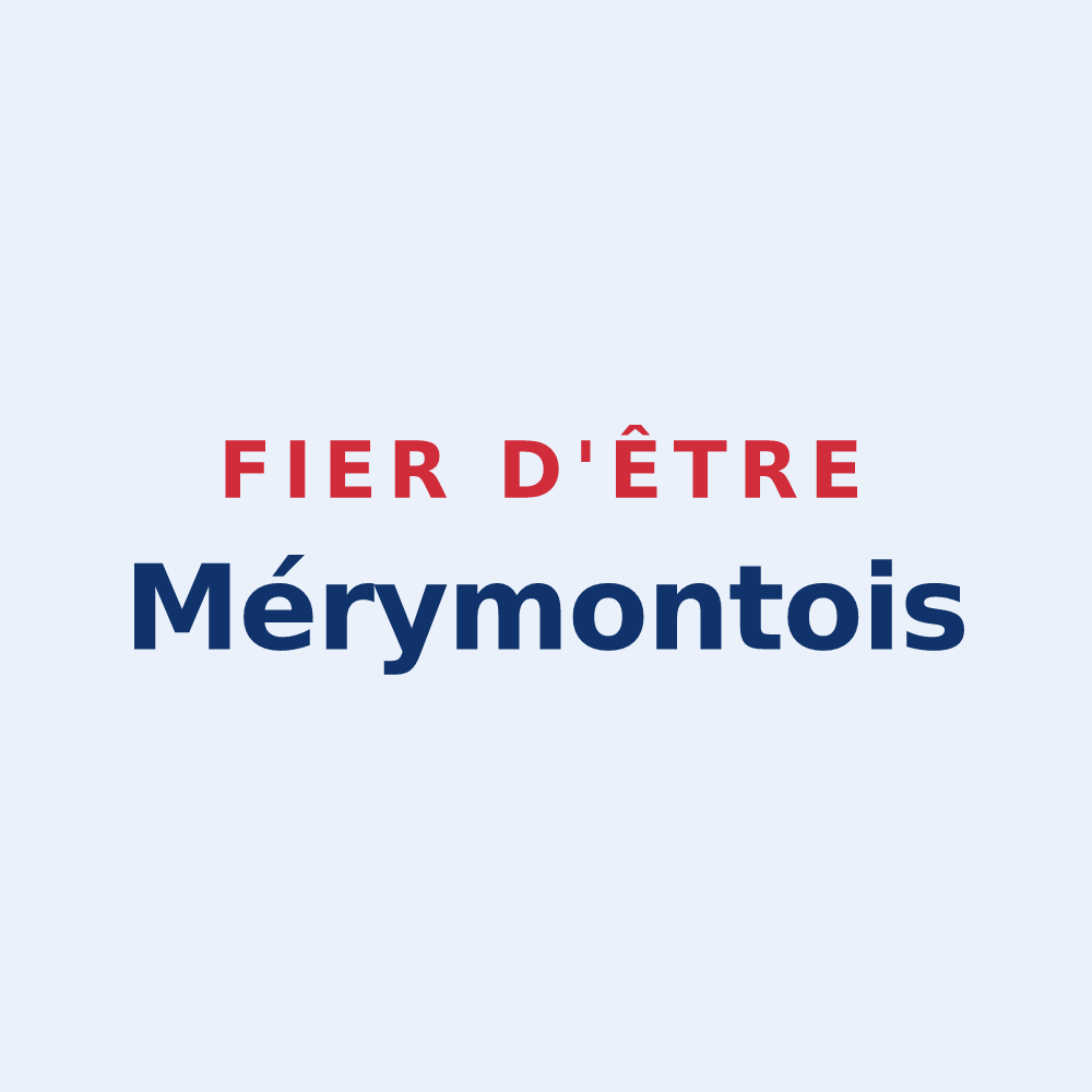 Sticker « Fier d'être Mérymontois » — design pour Les Monts-Ronds