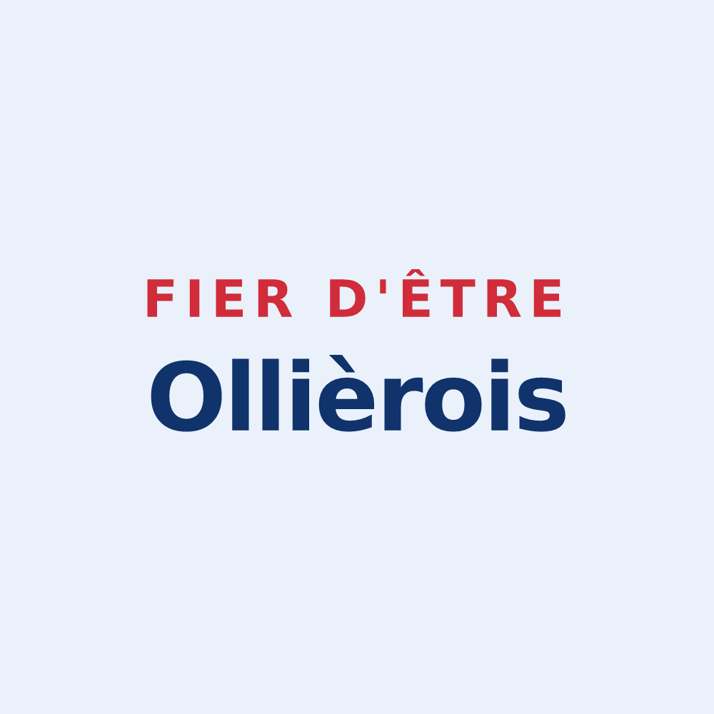 Sticker « Fier d'être Ollièrois » — design pour Les Ollières-sur-Eyrieux