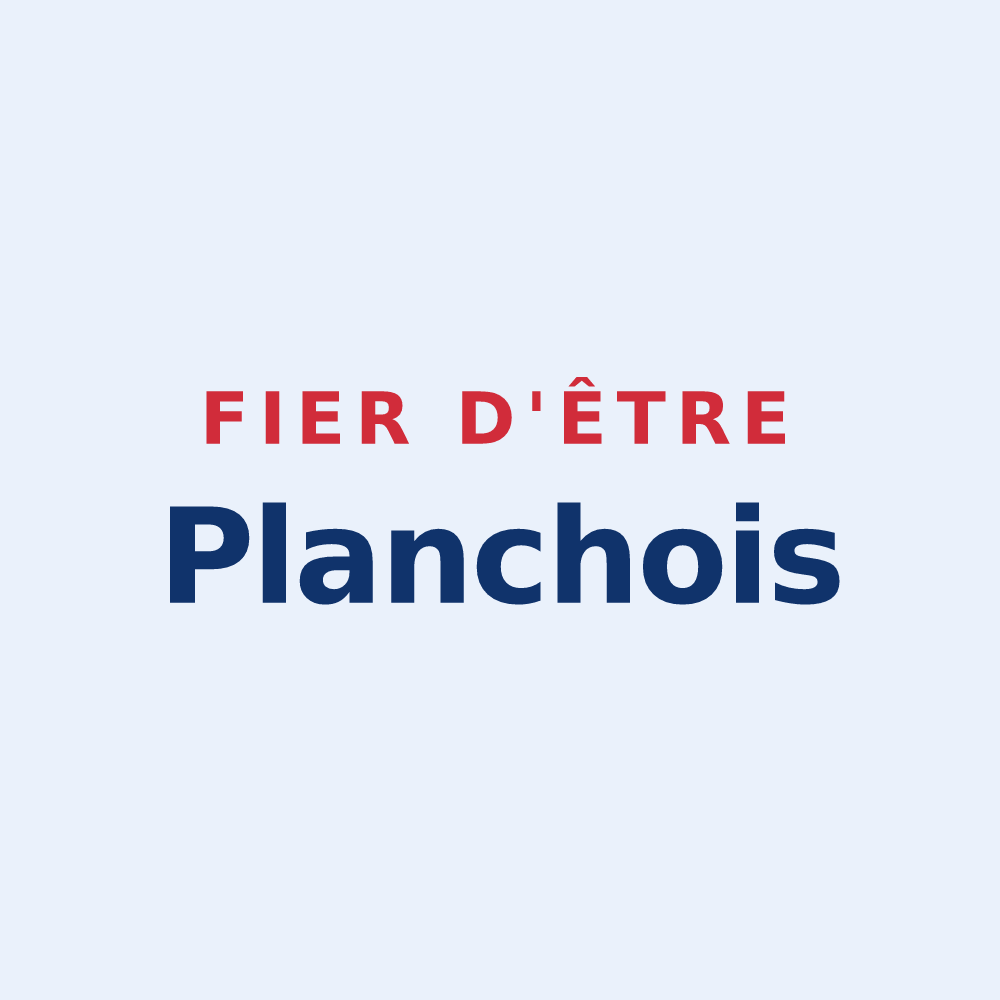 Sticker « Fier d'être Planchois » — design pour Les Planches-en-Montagne