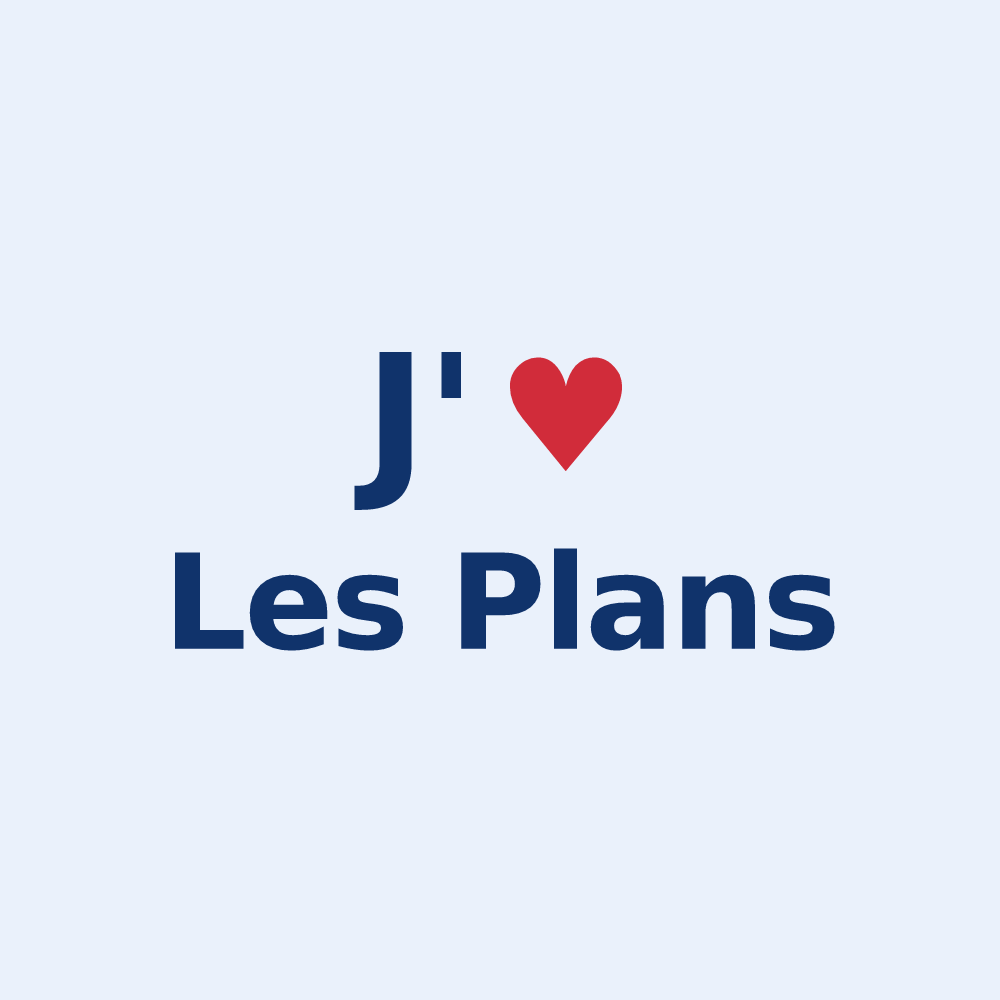 Sticker personnalisé Les Plans — design J'aime Les Plans