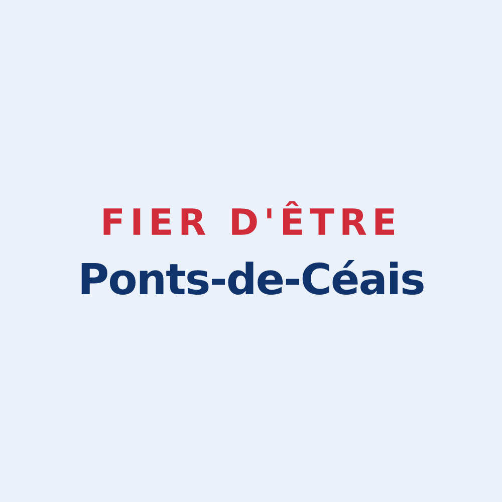 Sticker « Fier d'être Ponts-de-Céais » — design pour Les Ponts-de-Cé