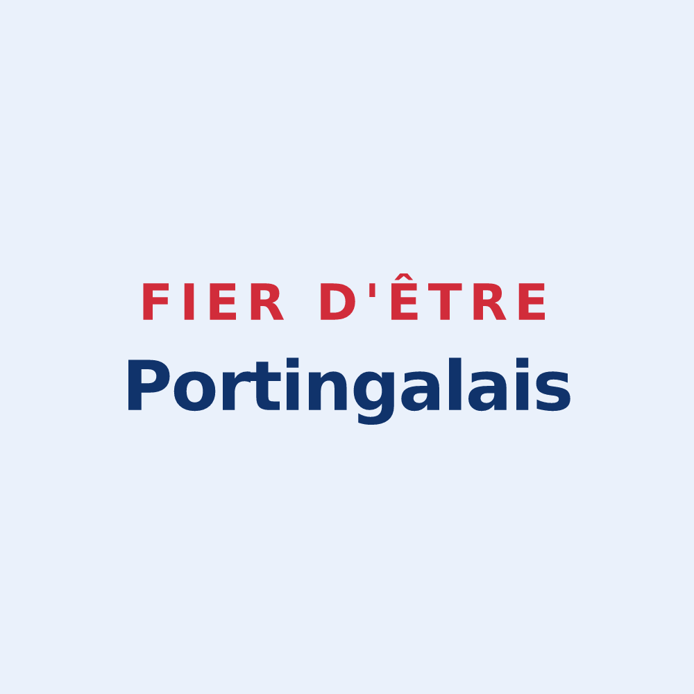 Sticker « Fier d'être Portingalais » — design pour Les Portes-en-Ré