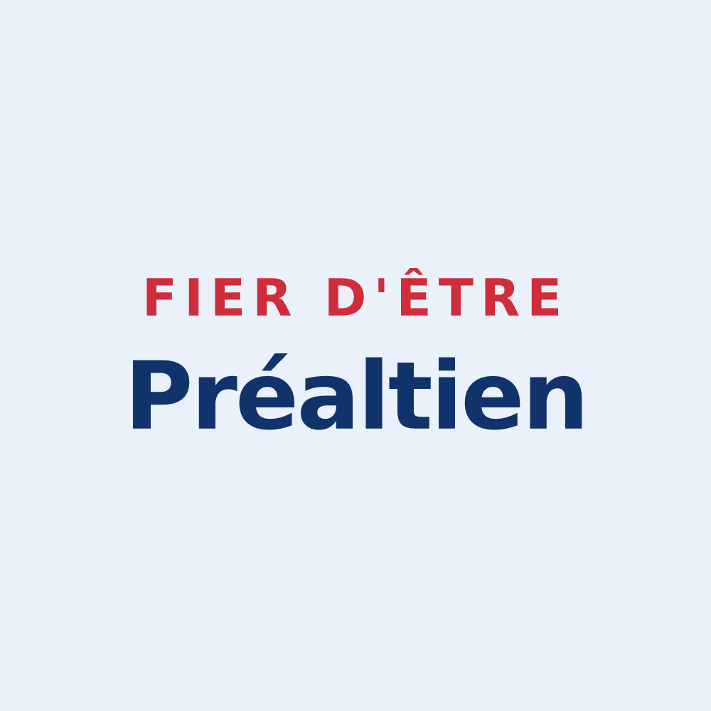 Sticker « Fier d'être Préaltien » — design pour Les Préaux