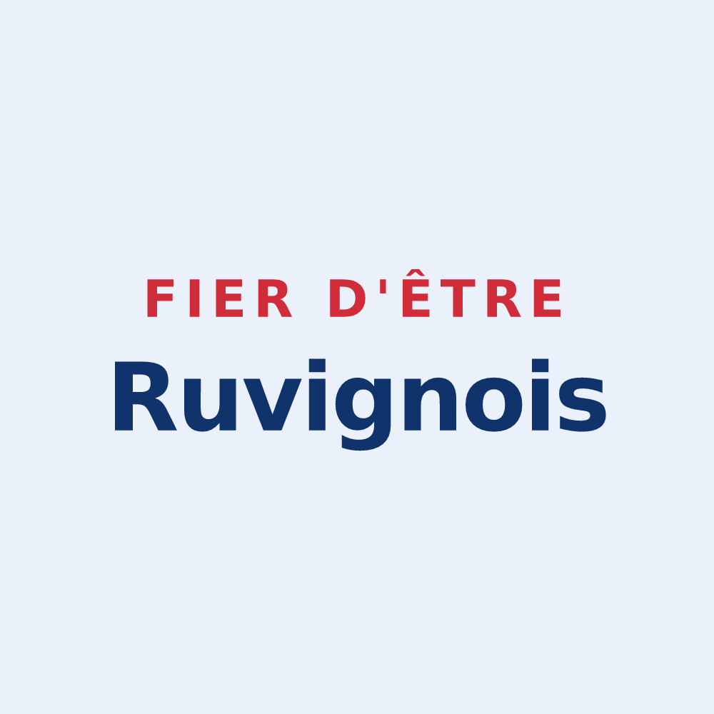 Sticker « Fier d'être Ruvignois » — design pour Les Rues-des-Vignes