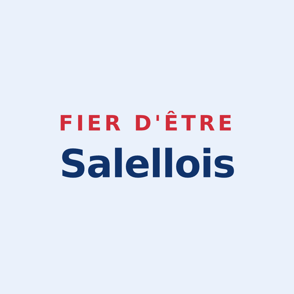 Sticker « Fier d'être Salellois » — design pour Les Salelles