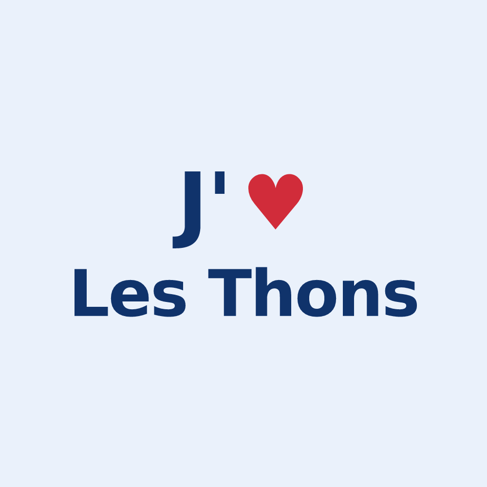 Sticker personnalisé Les Thons — design J'aime Les Thons