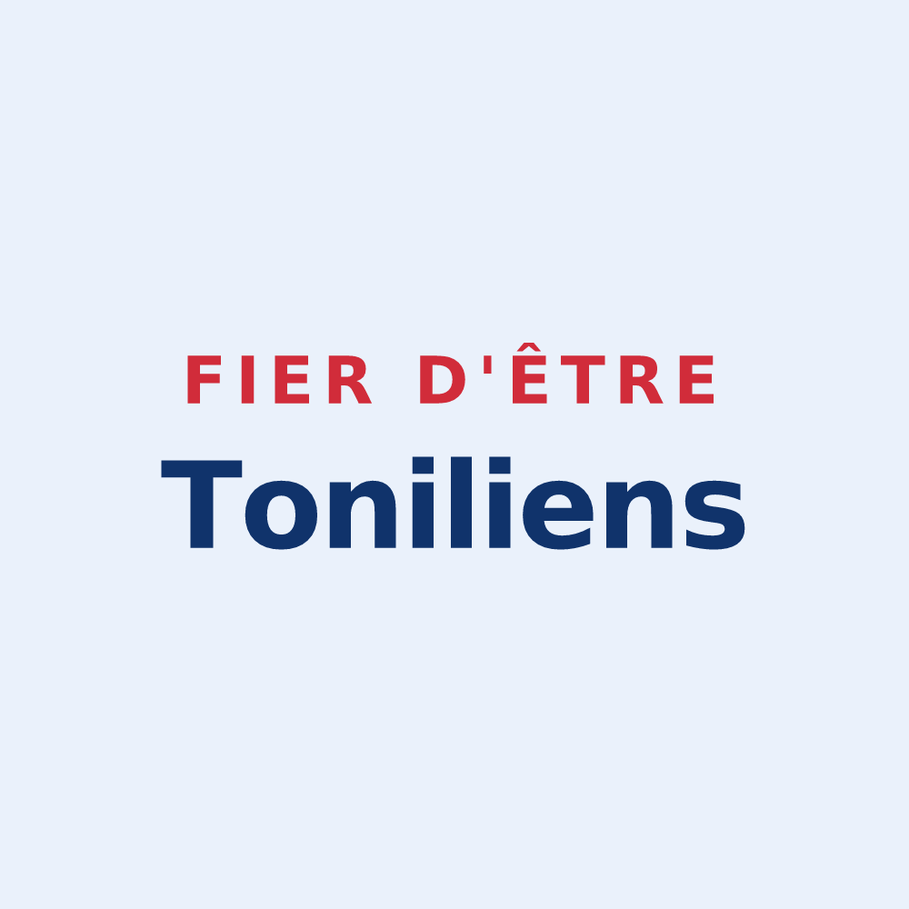 Sticker « Fier d'être Toniliens » — design pour Les Tonils