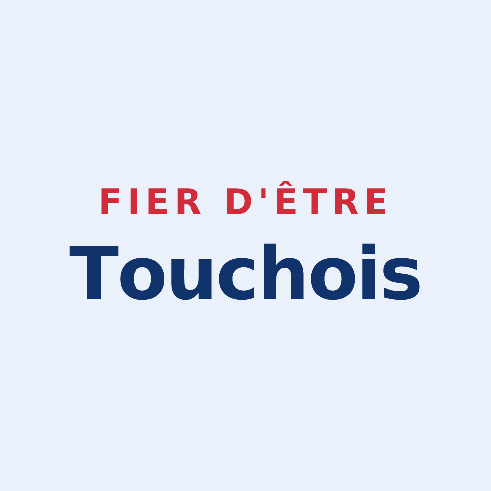 Sticker « Fier d'être Touchois » — design pour Les Touches