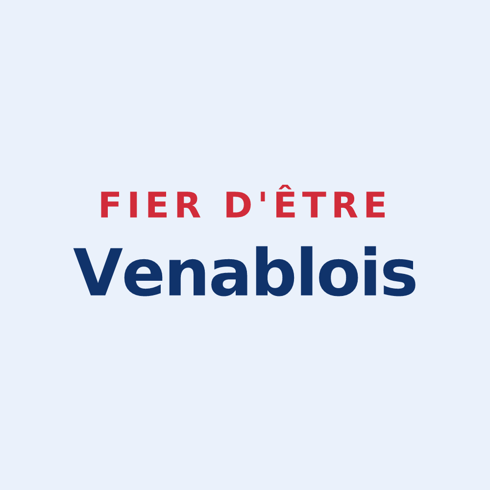 Sticker « Fier d'être Venablois » — design pour Les Trois Lacs