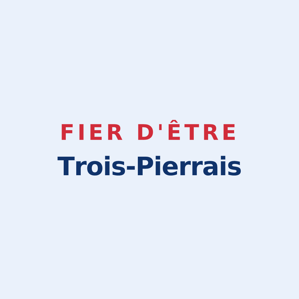 Sticker « Fier d'être Trois-Pierrais » — design pour Les Trois-Pierres