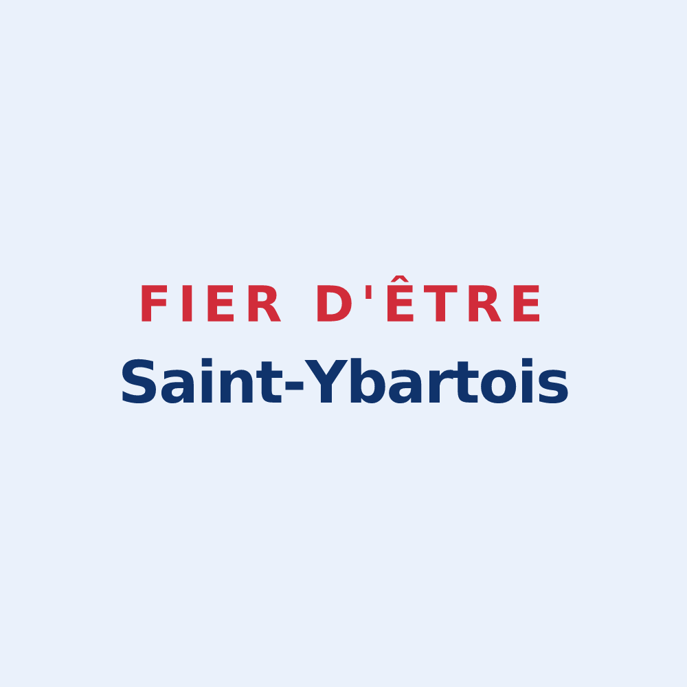 Sticker « Fier d'être Saint-Ybartois » — design pour Les Trois-Saints