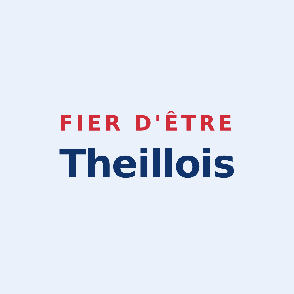 Sticker « Fier d'être Theillois » — design pour Les Vallées de la Vanne