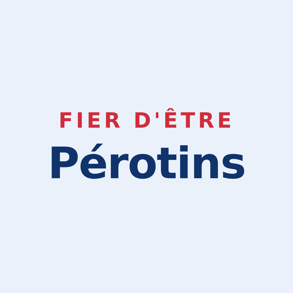 Sticker « Fier d'être Pérotins » — design pour Les Velluire-sur-Vendée