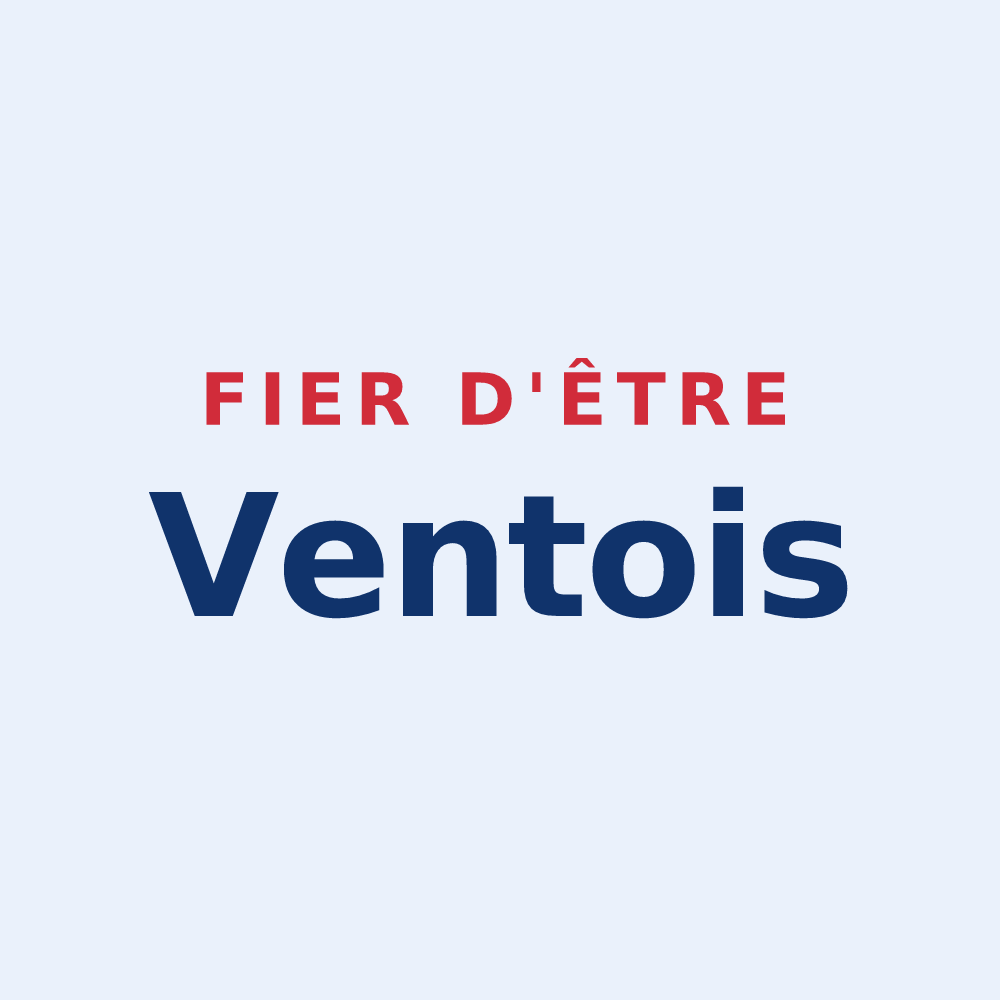 Sticker « Fier d'être Ventois » — design pour Les Ventes