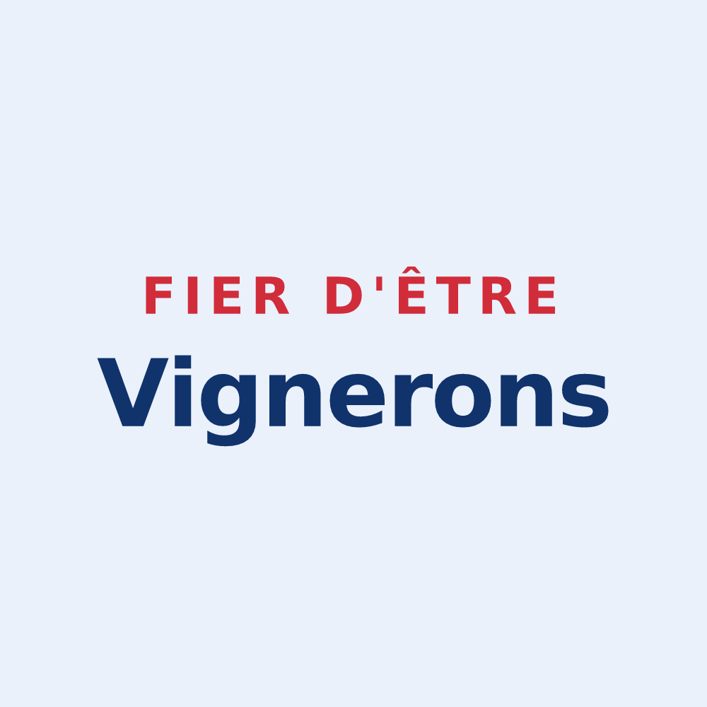Sticker « Fier d'être Vignerons » — design pour Les Vigneaux